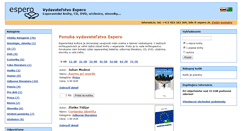 Desktop Screenshot of espero.sk