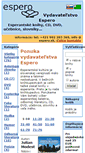Mobile Screenshot of espero.sk
